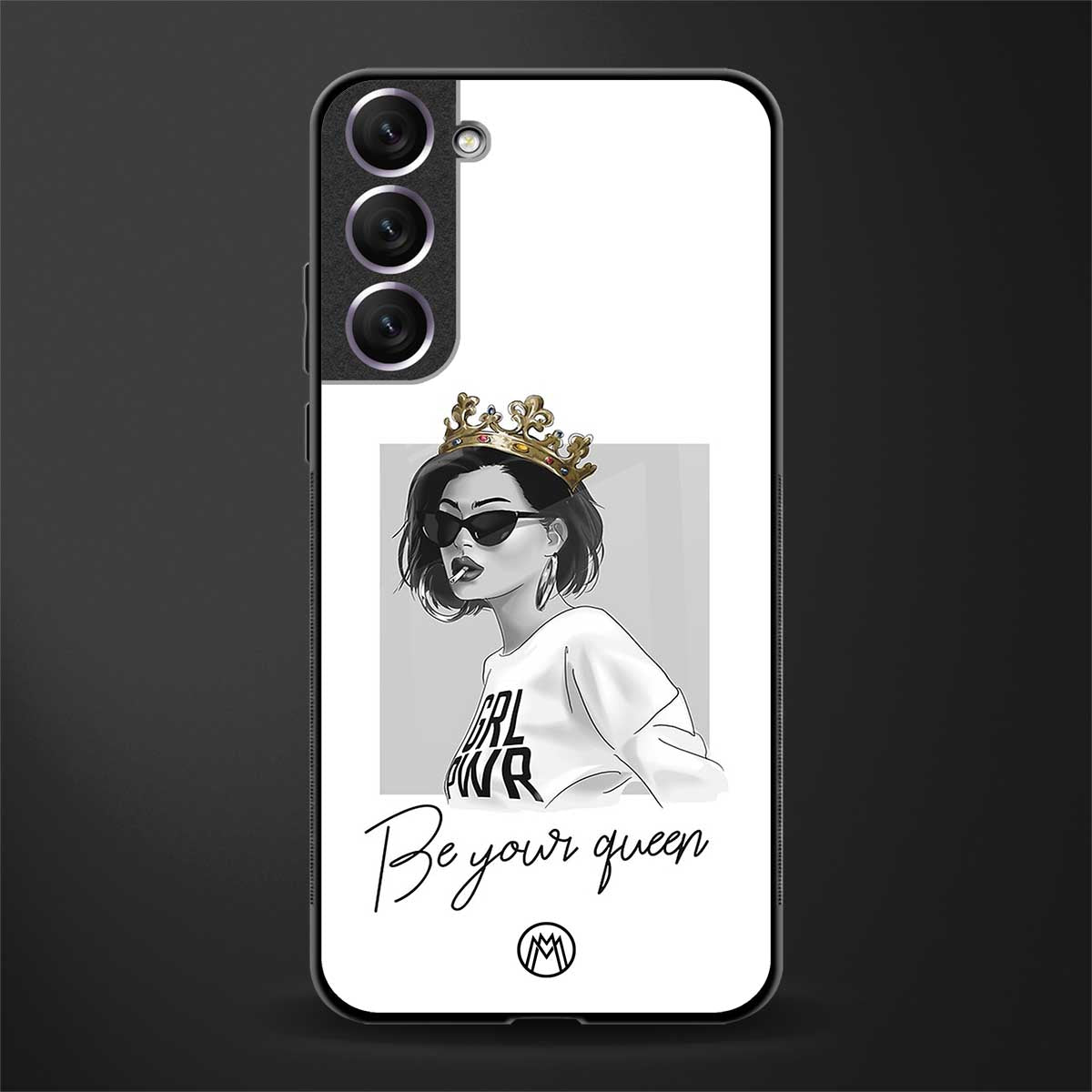 be your queen glass case for samsung galaxy s21 image