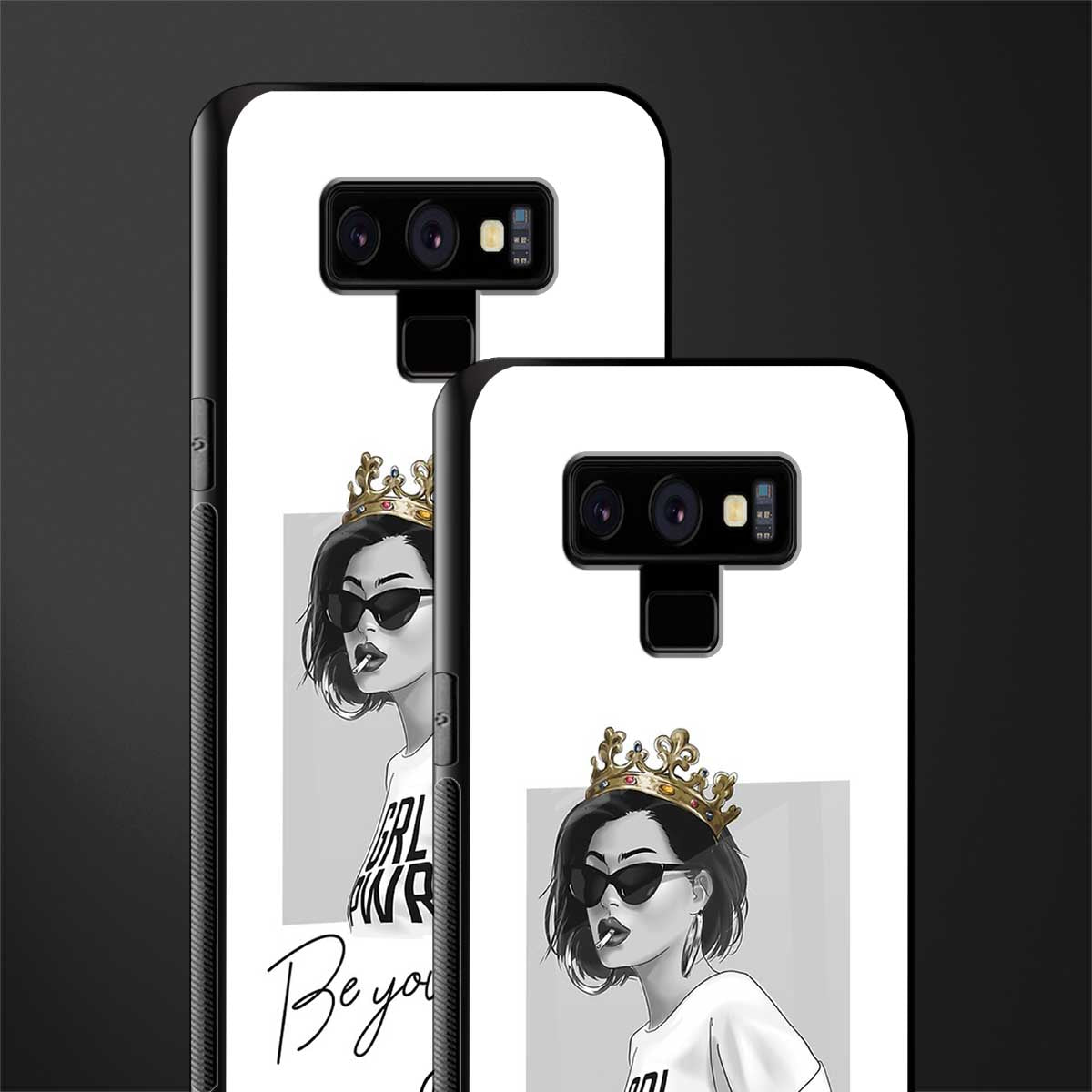 be your queen glass case for samsung galaxy note 9 image-2