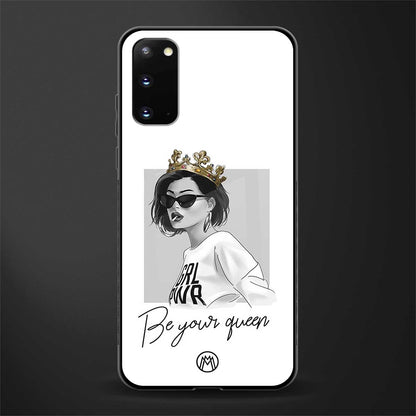 be your queen glass case for samsung galaxy s20 image