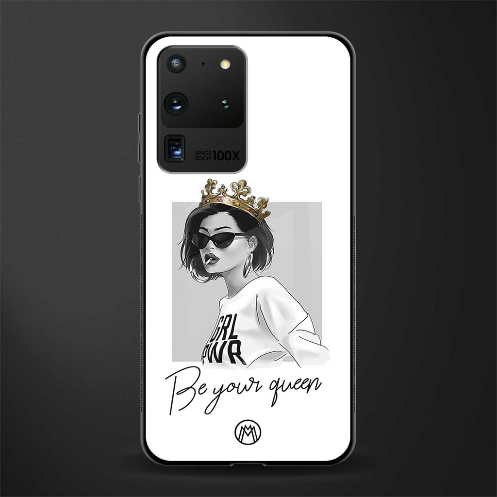 be your queen glass case for samsung galaxy s20 ultra image