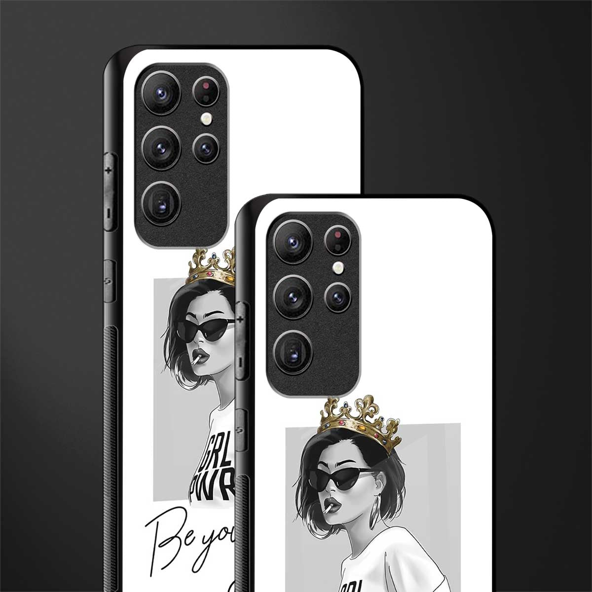be your queen glass case for samsung galaxy s22 ultra 5g image-2