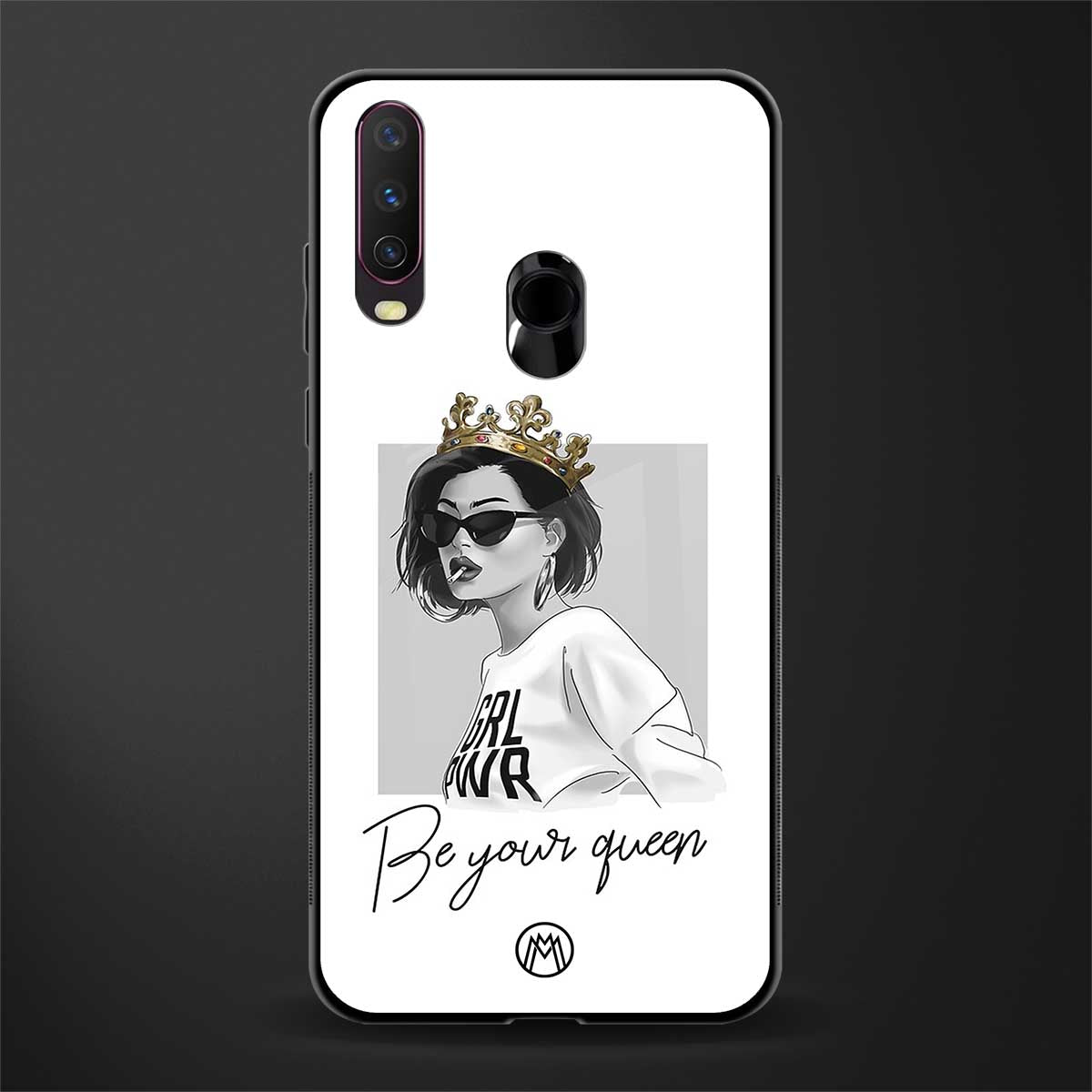 be your queen glass case for vivo y17 image