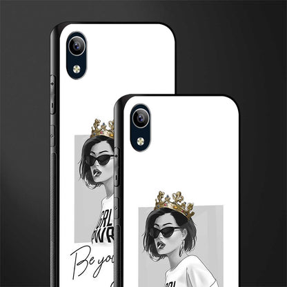 be your queen glass case for vivo y90 image-2