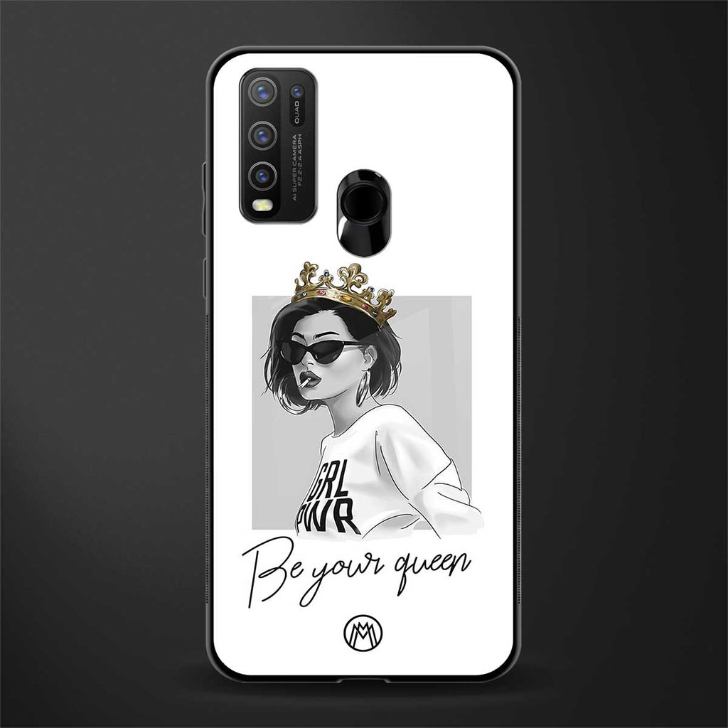 be your queen glass case for vivo y30 image