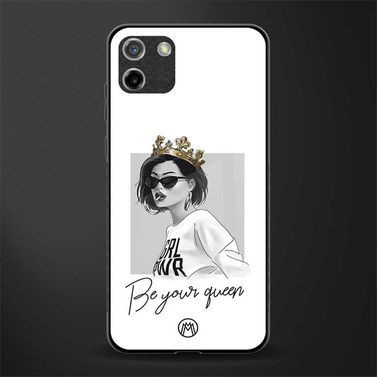 be your queen glass case for realme c11 image