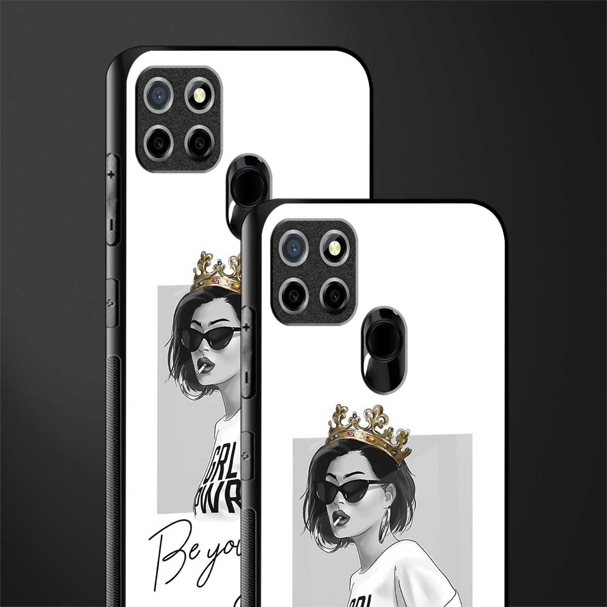 be your queen glass case for realme narzo 30a image-2