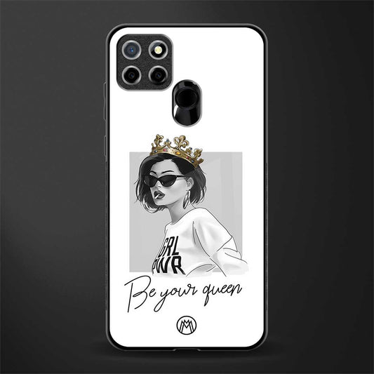be your queen glass case for realme narzo 20 image