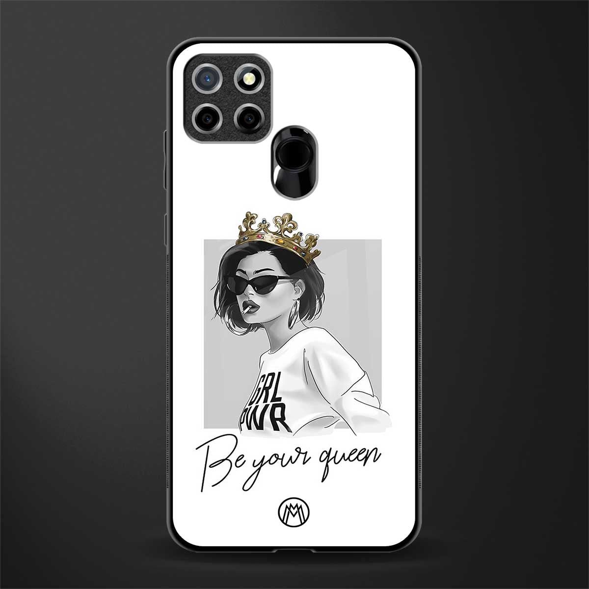 be your queen glass case for realme narzo 30a image