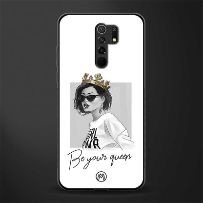 be your queen glass case for redmi 9 prime image