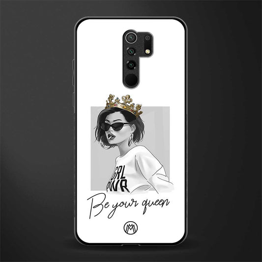 be your queen glass case for redmi 9 prime image