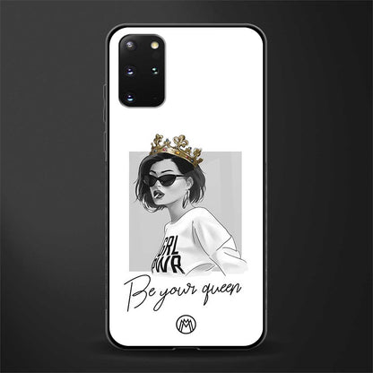 be your queen glass case for samsung galaxy s20 plus image