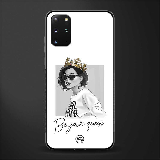 be your queen glass case for samsung galaxy s20 plus image