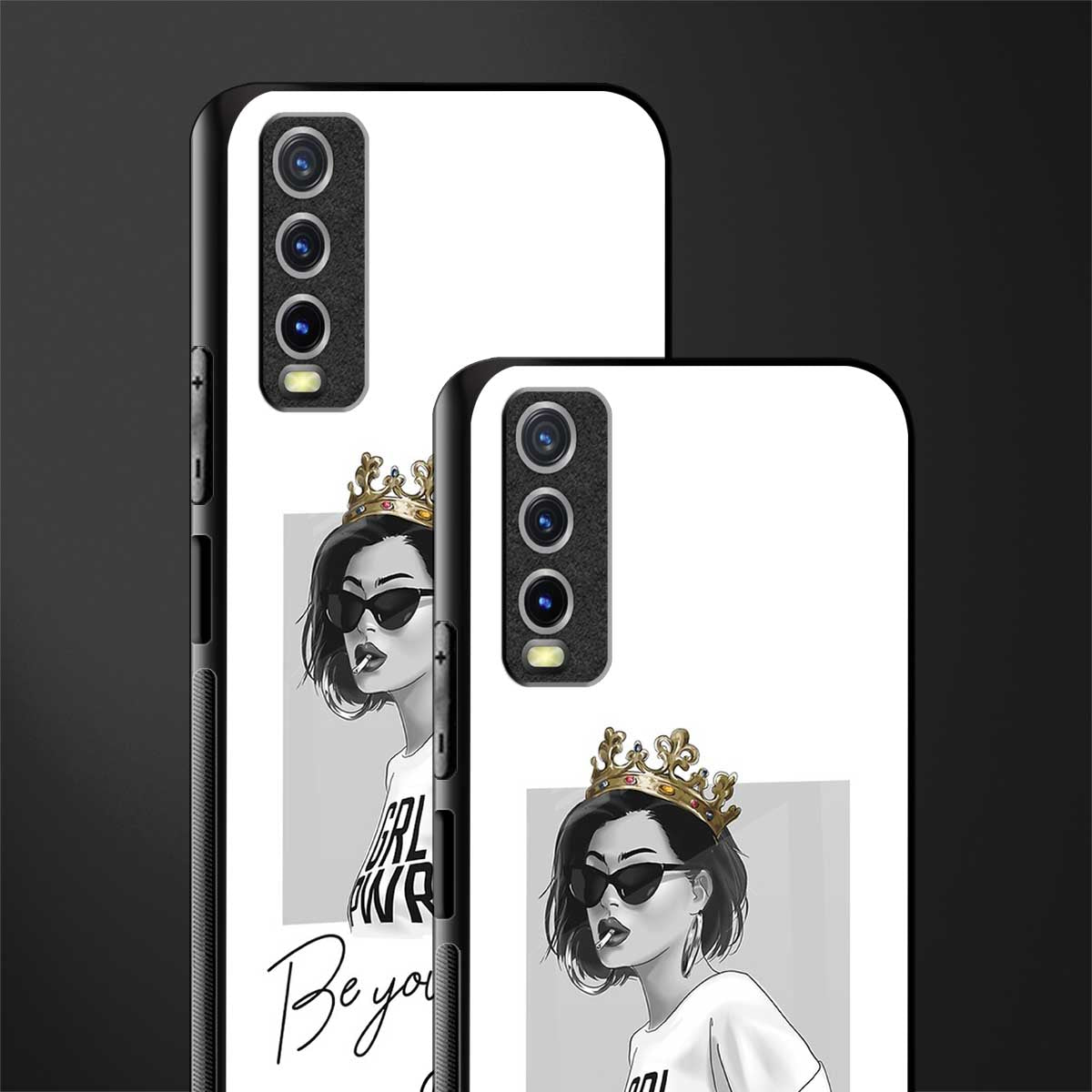 be your queen glass case for vivo y12g image-2
