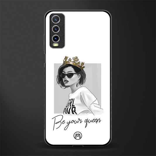 be your queen glass case for vivo y20 image