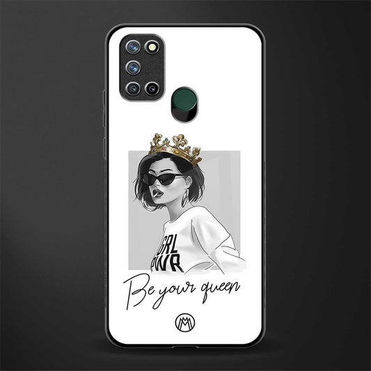 be your queen glass case for realme 7i image