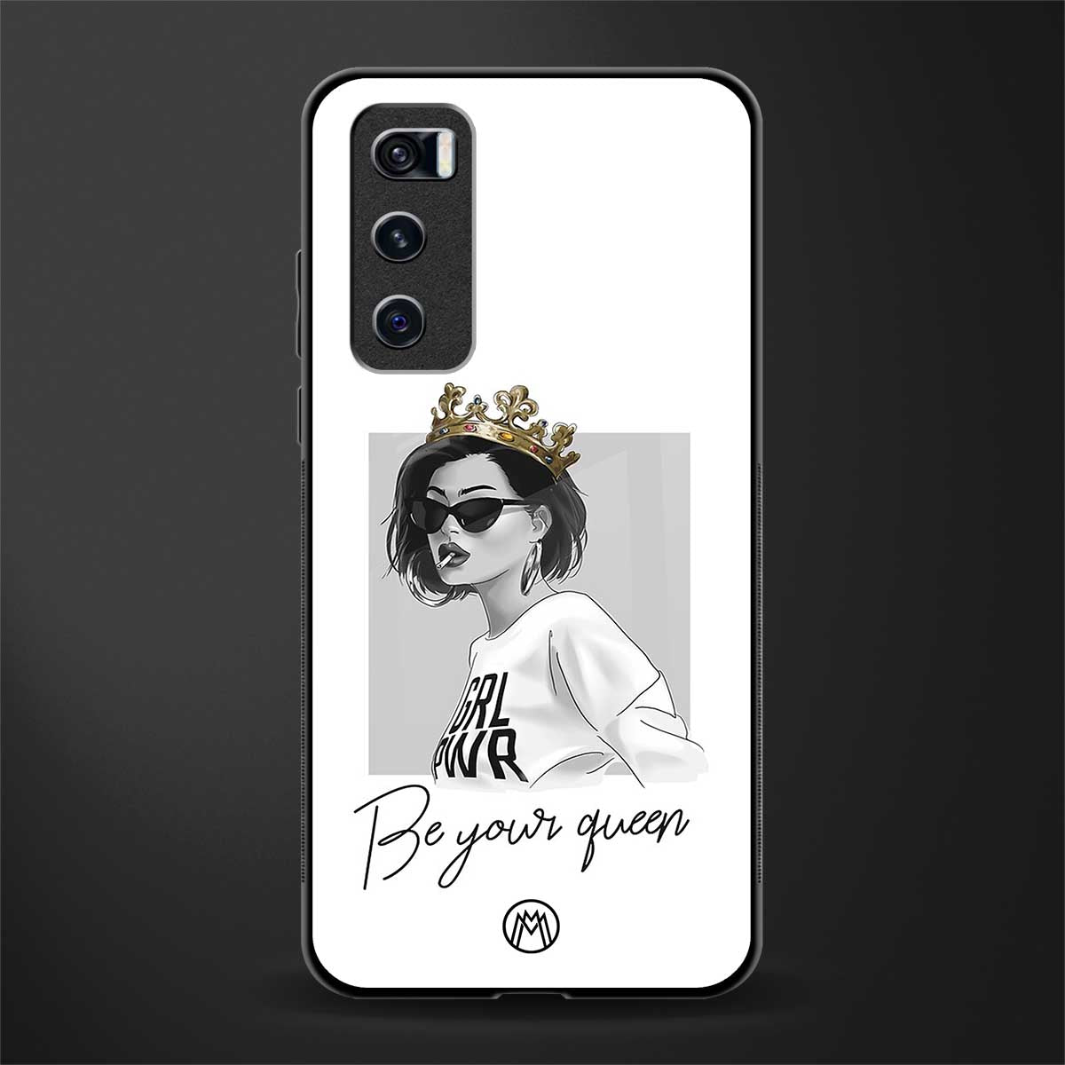 be your queen glass case for vivo v20 se image