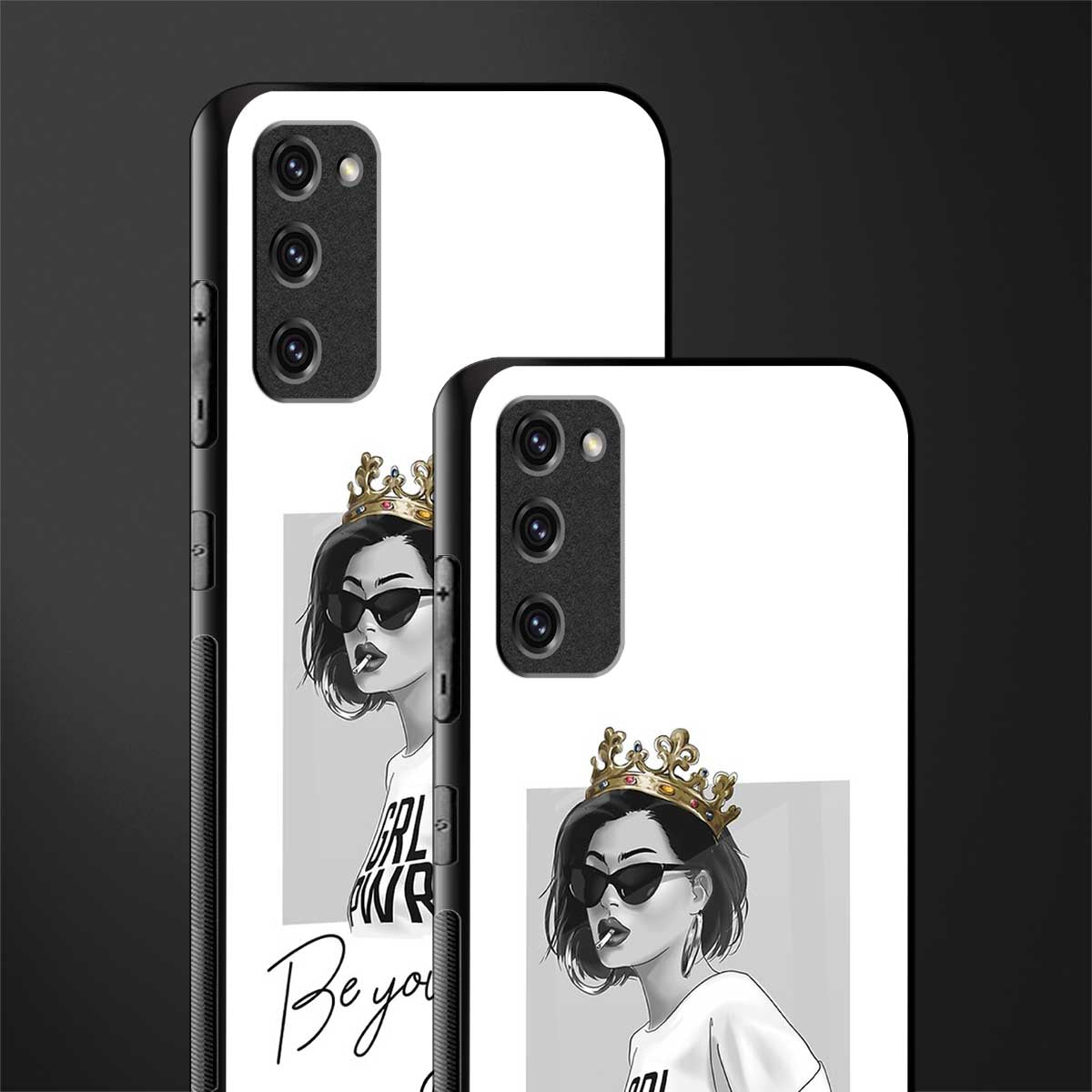 be your queen glass case for samsung galaxy s20 fe image-2