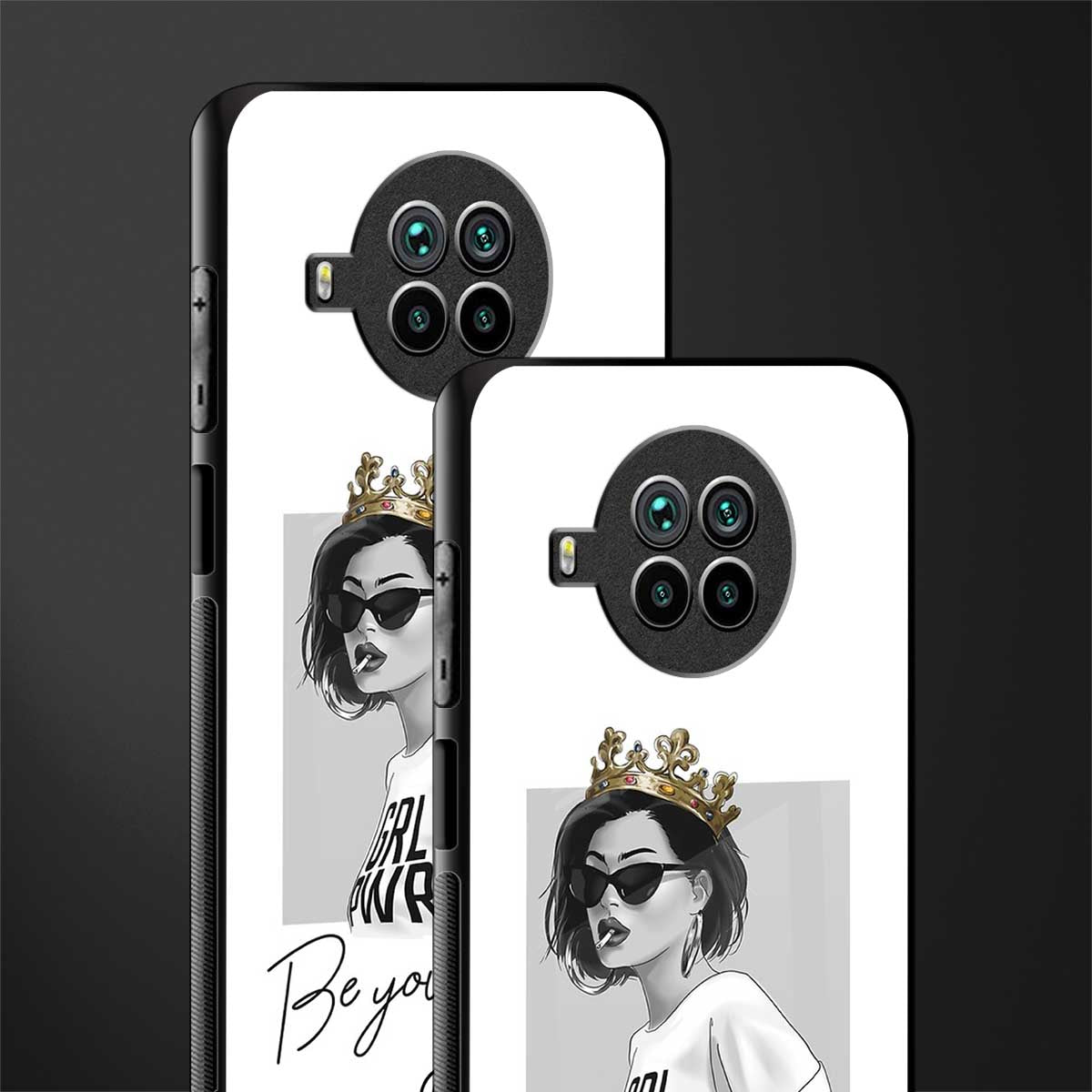 be your queen glass case for mi 10i image-2