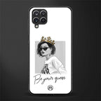 be your queen glass case for samsung galaxy a12 image