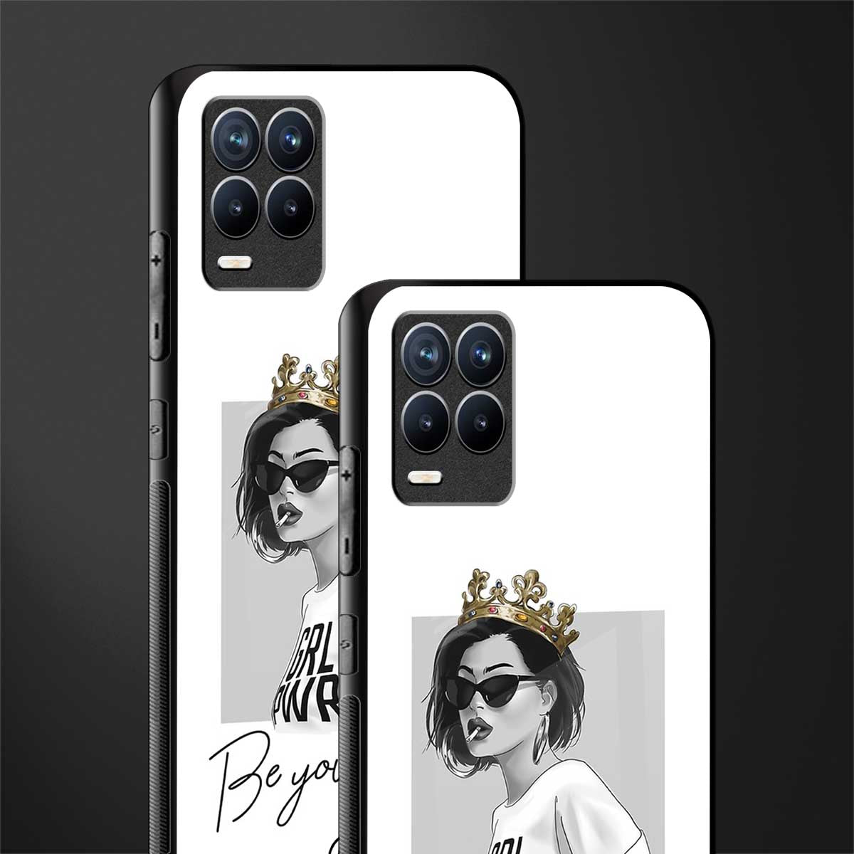 be your queen glass case for realme 8 pro image-2