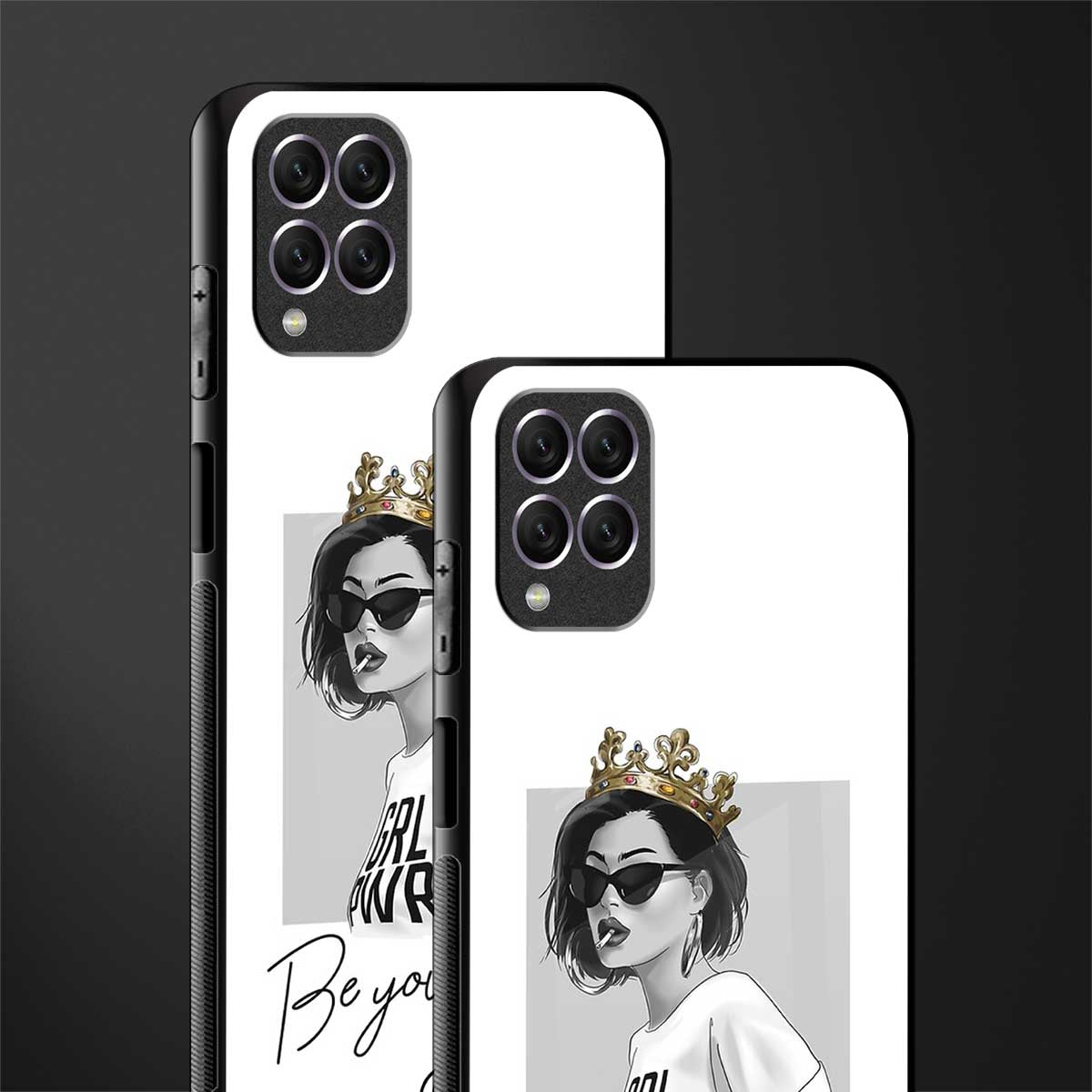 be your queen glass case for samsung galaxy f62 image-2