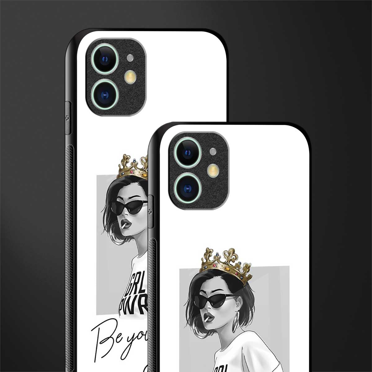 be your queen glass case for iphone 12 image-2