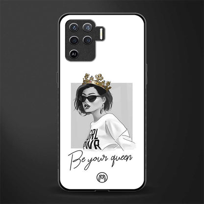 be your queen glass case for oppo f19 pro image