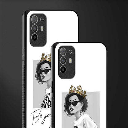 be your queen glass case for oppo f19 pro plus image-2