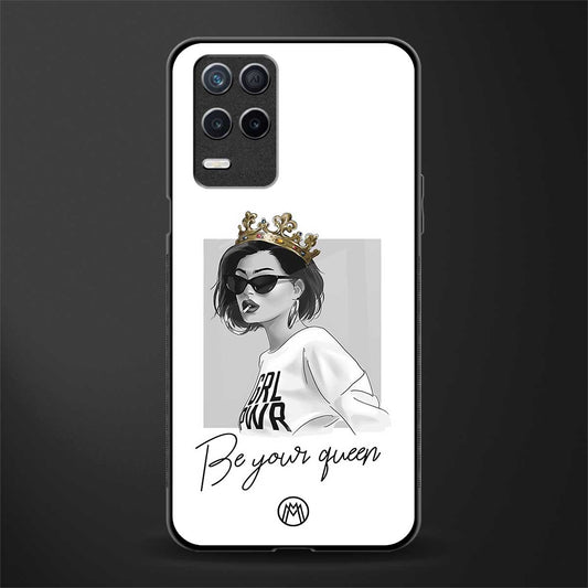 be your queen glass case for realme narzo 30 5g image
