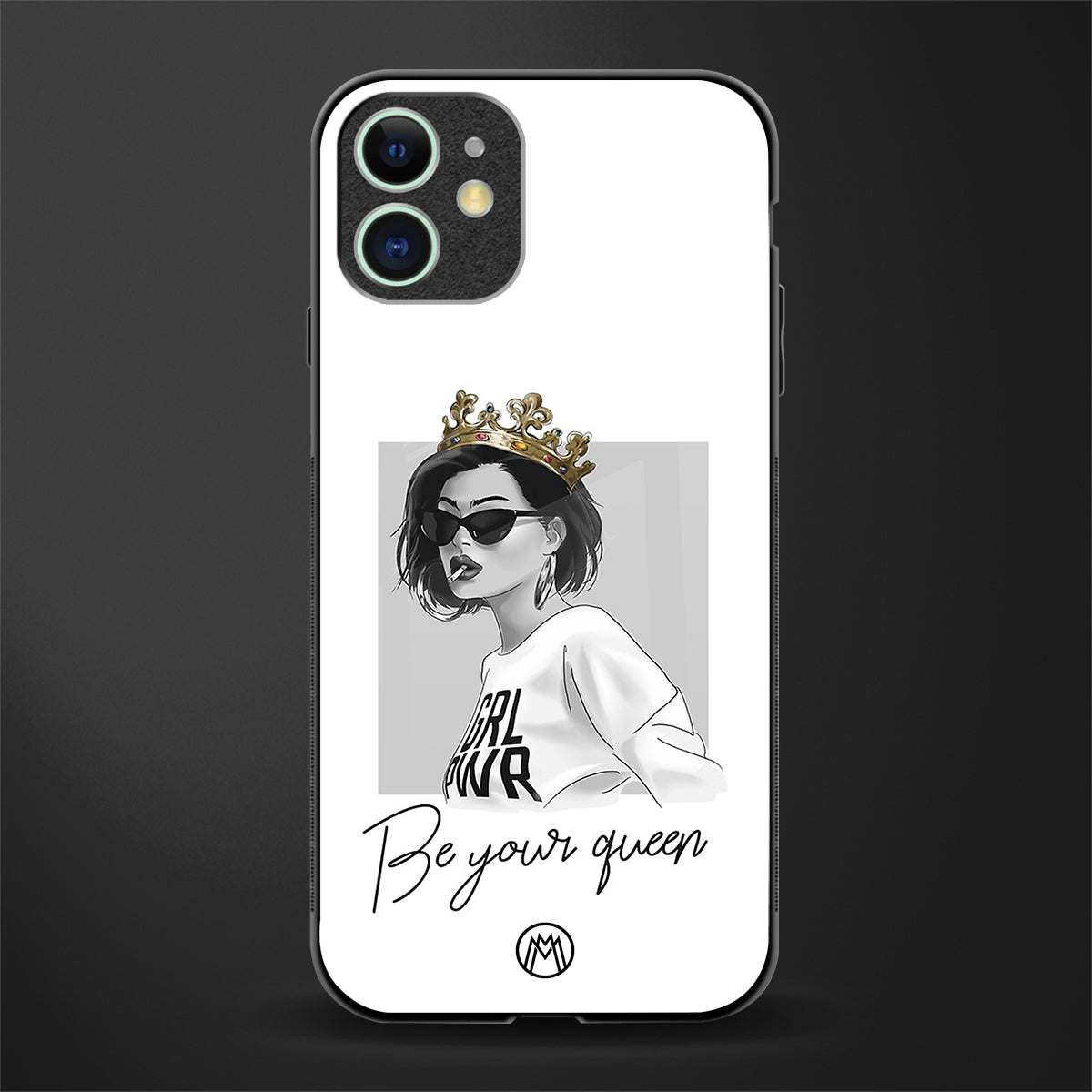be your queen glass case for iphone 12 mini image