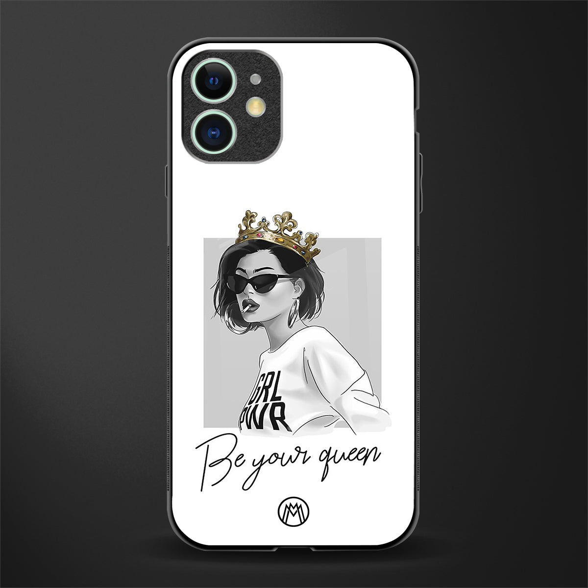be your queen glass case for iphone 12 image