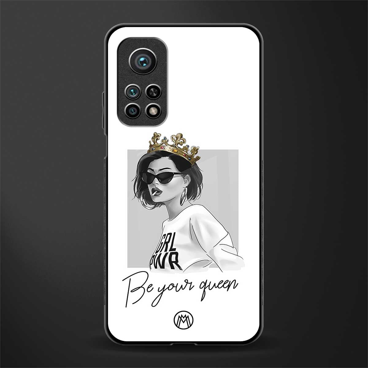 be your queen glass case for mi 10t pro image