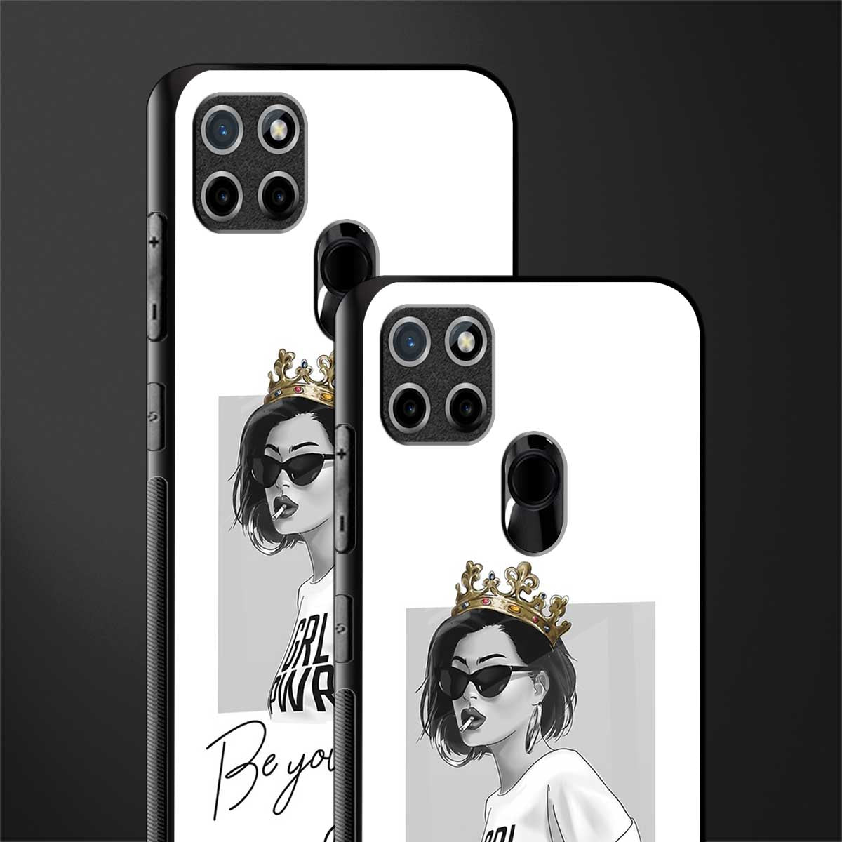 be your queen glass case for realme c21 image-2