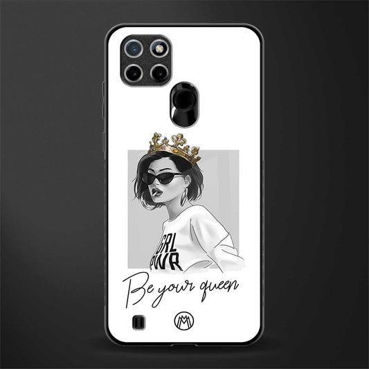 be your queen glass case for realme c21 image