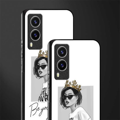 be your queen glass case for vivo v21e 5g image-2