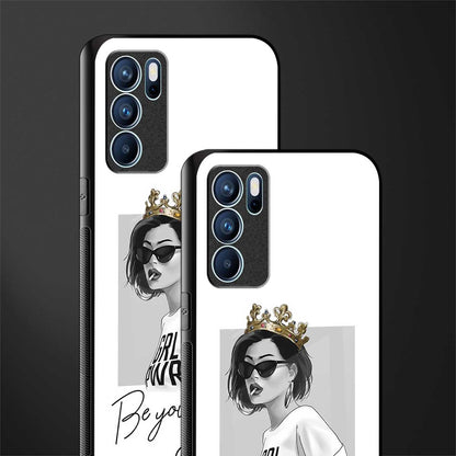 be your queen glass case for oppo reno6 5g image-2