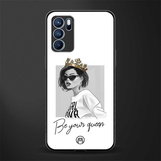 be your queen glass case for oppo reno6 5g image