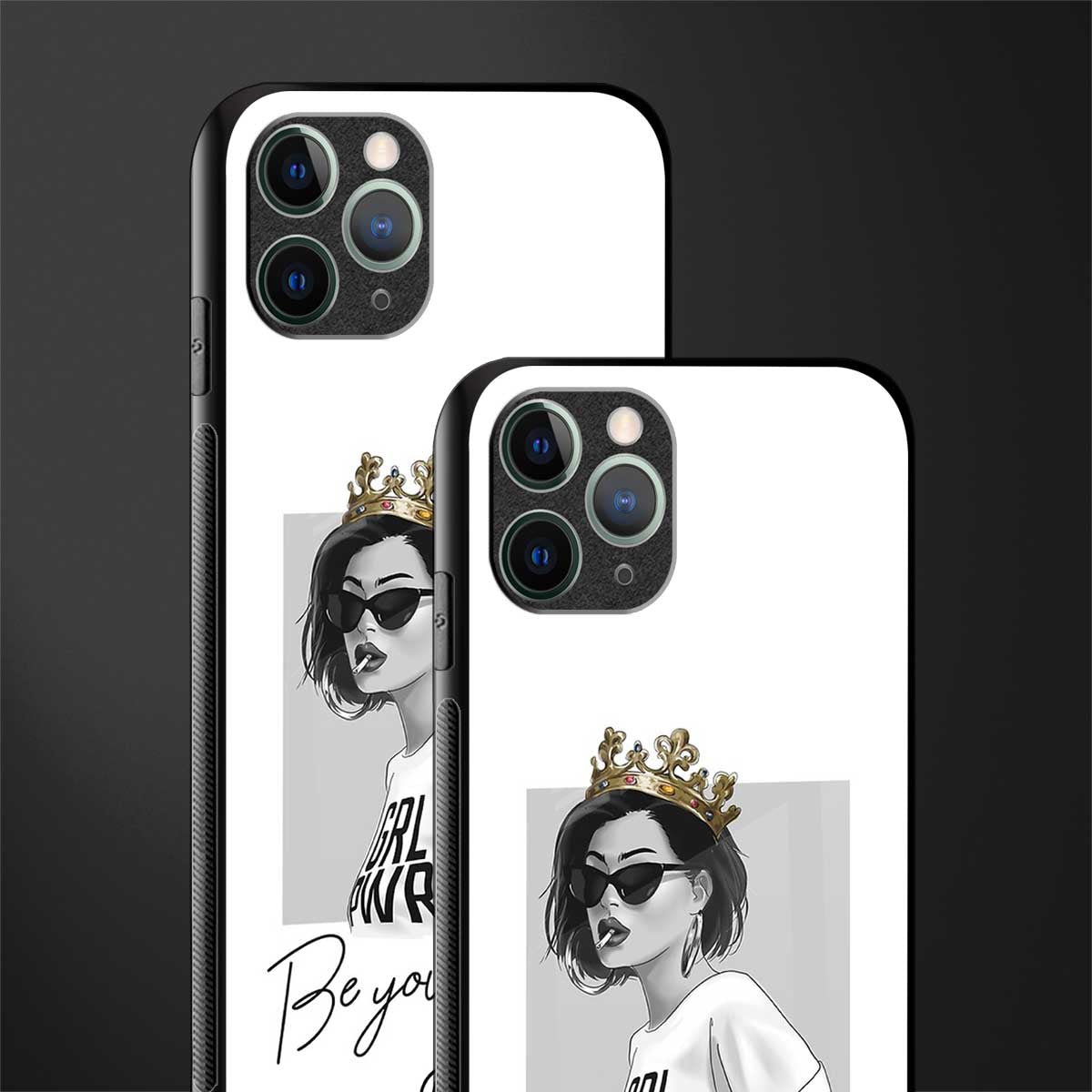 be your queen glass case for iphone 11 pro image-2