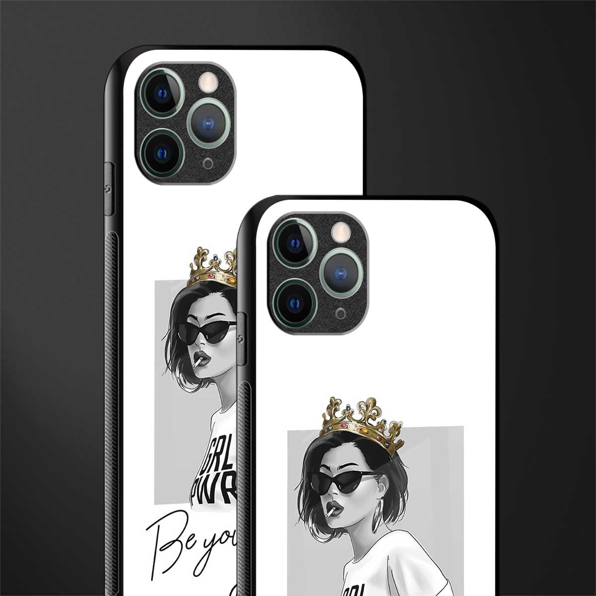 be your queen glass case for iphone 11 pro max image-2