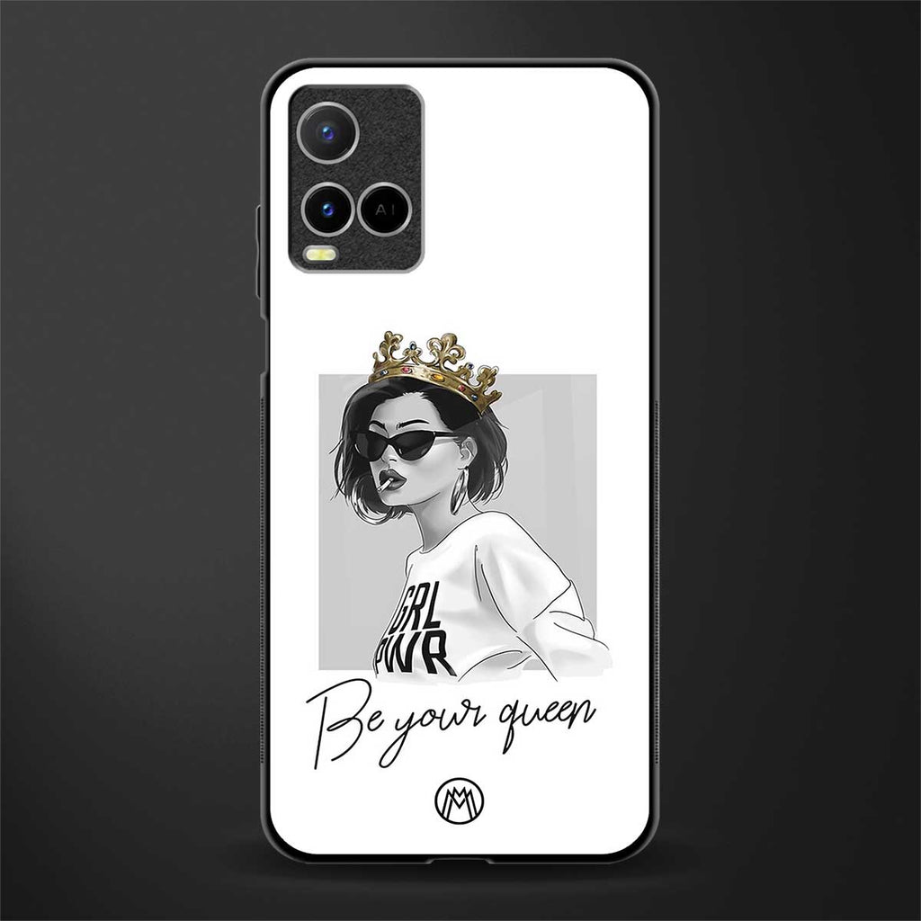 be your queen glass case for vivo y21t image