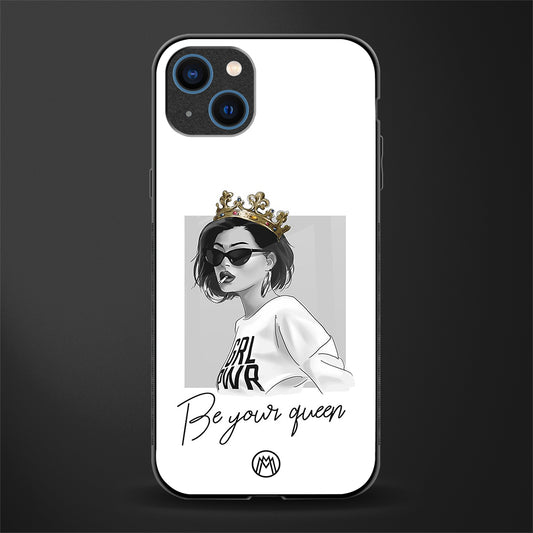 be your queen glass case for iphone 13 image
