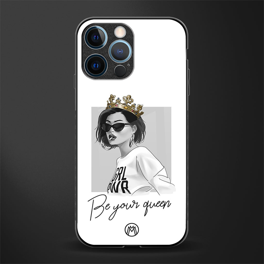 be your queen glass case for iphone 12 pro image