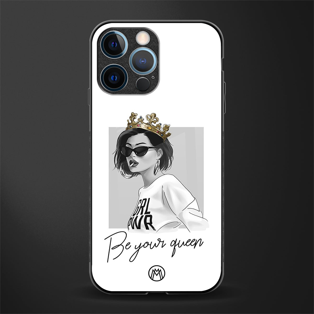 be your queen glass case for iphone 12 pro image