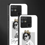 be your queen back phone cover | glass case for realme narzo 50a