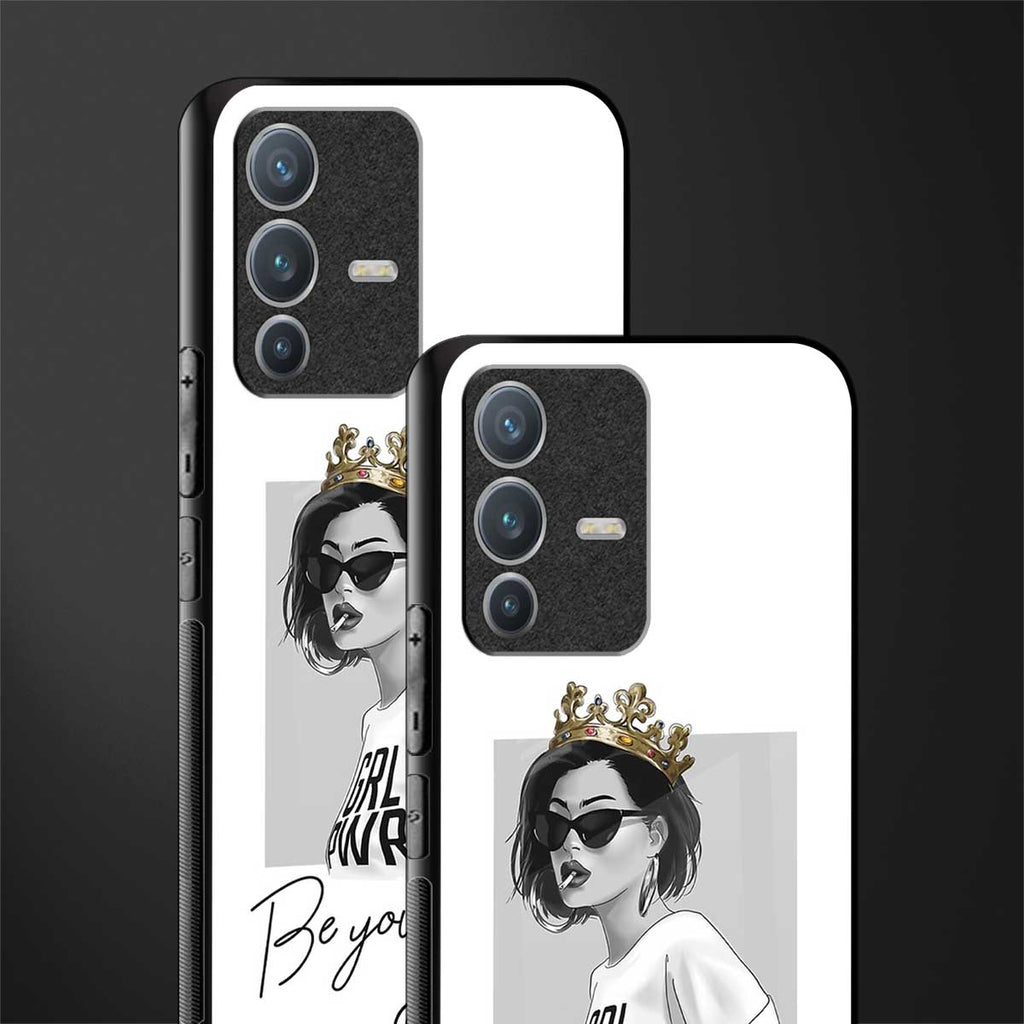 be your queen glass case for vivo v23 pro 5g image-2