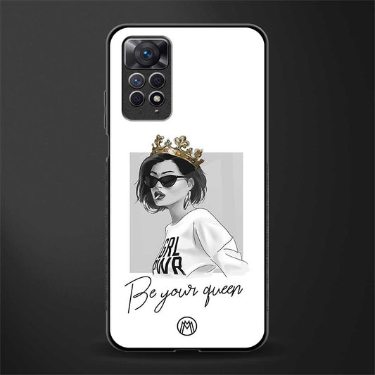 be your queen back phone cover | glass case for redmi note 11 pro plus 4g/5g