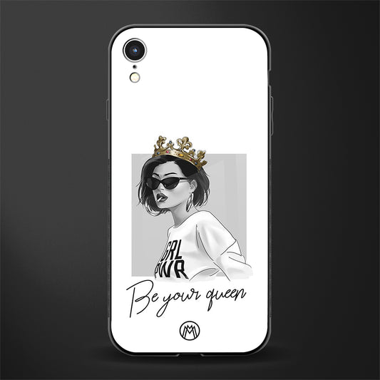 be your queen glass case for iphone xr image