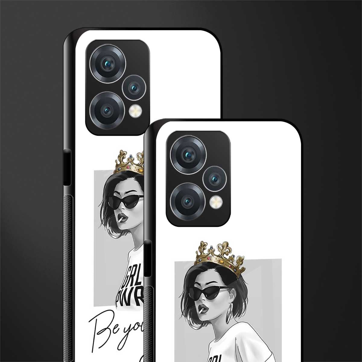 be your queen back phone cover | glass case for oneplus nord ce 2 lite 5g