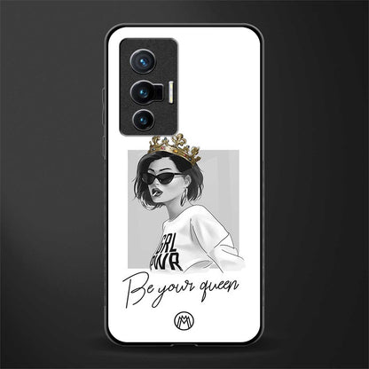 be your queen glass case for vivo x70 image