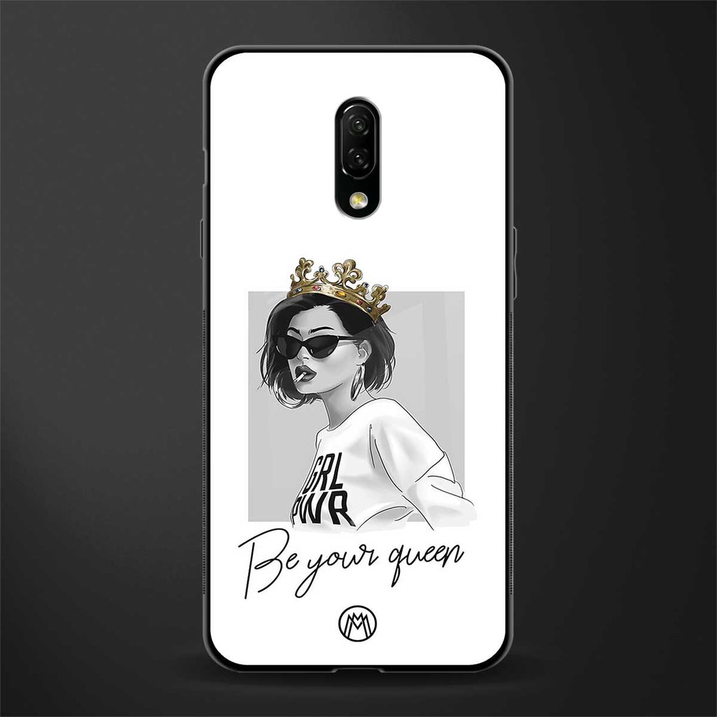 be your queen glass case for oneplus 7 image